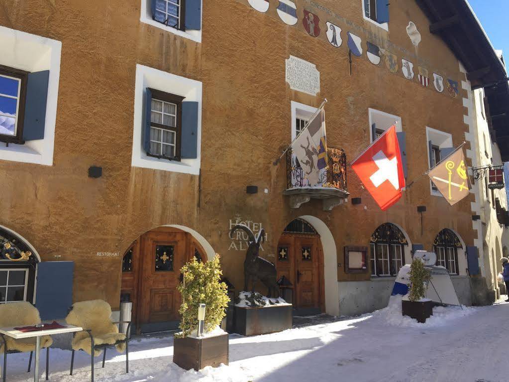 Historic Hotel Crusch Alva Zuoz Exterior photo